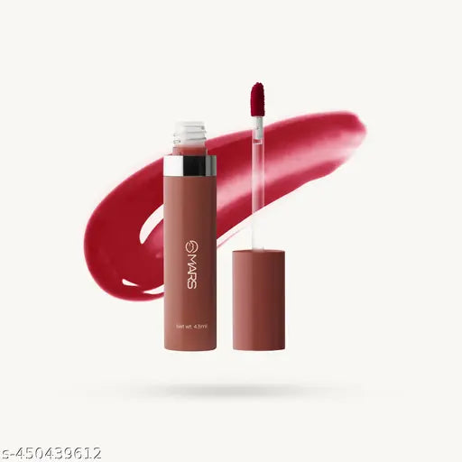 MARS Drip Lip Mist for Women | Dual Function | Buildable Color | Glossy Finish | Long-Lasting | Hydration | Light-Weight Formula | Non-Patchy Reapplication | (4.5 ml) (03-Rosewood Drip)