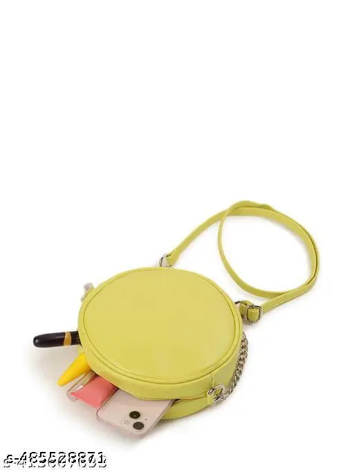 Fastrack Women's Solid Sling Bag Green