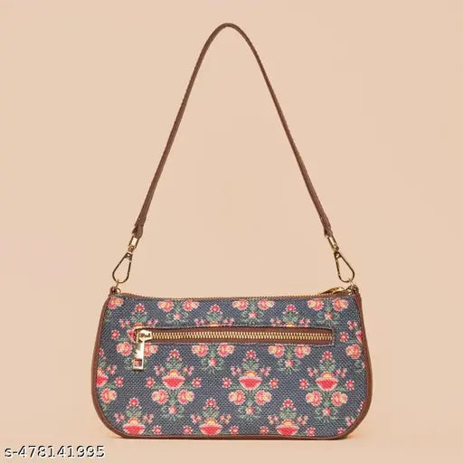 Zouk Mughal Garden Print Baguette