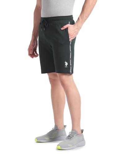 U.S. POLO ASSN. Men's Hybrid Shorts (Scarab) - SaumyasStore