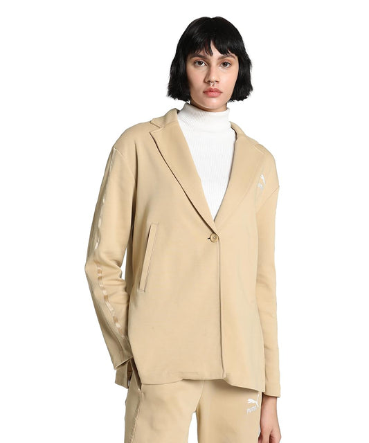Puma Womens Cotton Standard Length Jacket (Sand Dune)