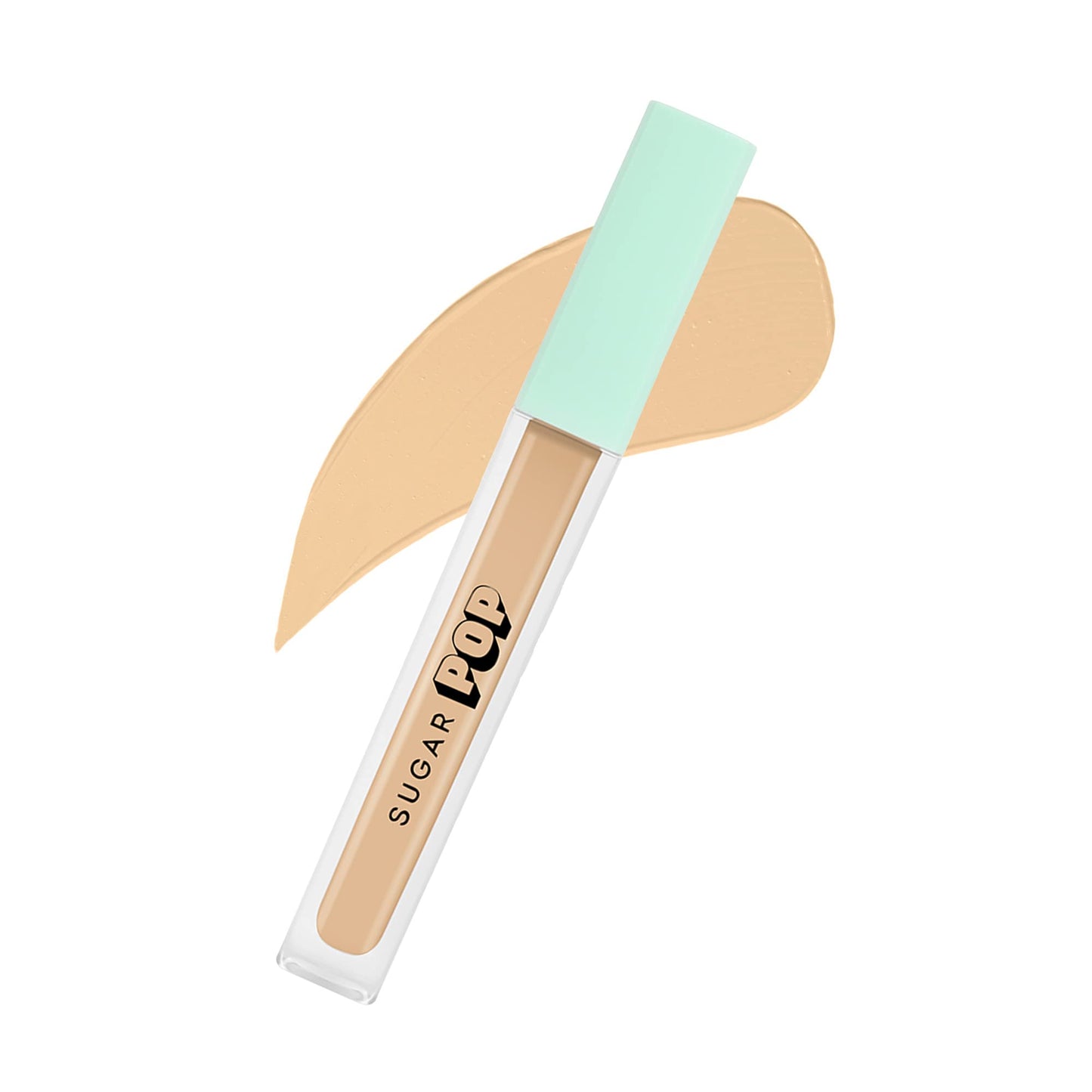 SUGAR POP Full Coverage Concealer – 03 Peanut for Medium to Dusky Skin Tone | Waterproof | Easy to Blend | Rich Matte Finish | 4 ml - SaumyasStore