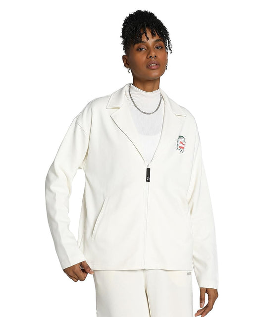 Puma Women's A-Line Coat (Warm White)