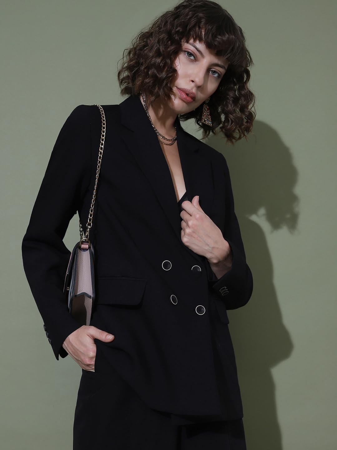 VERO MODA Women's Regular Blazer (10301900- Black
