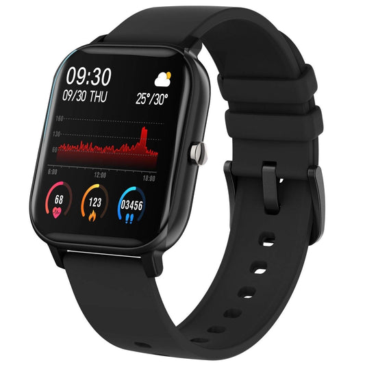 Fire-Boltt (Renewed) SpO2 Full Touch 1.4 inch Smartwatch 400 Nits Peak Brightness Metal Body 8 Days Battery Life with 24 * 7 Heart Rate Monitoring IPX7 (Black)