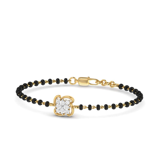 PC Jeweller 14k (585) Yellow Gold and Diamond Bracelet for Women