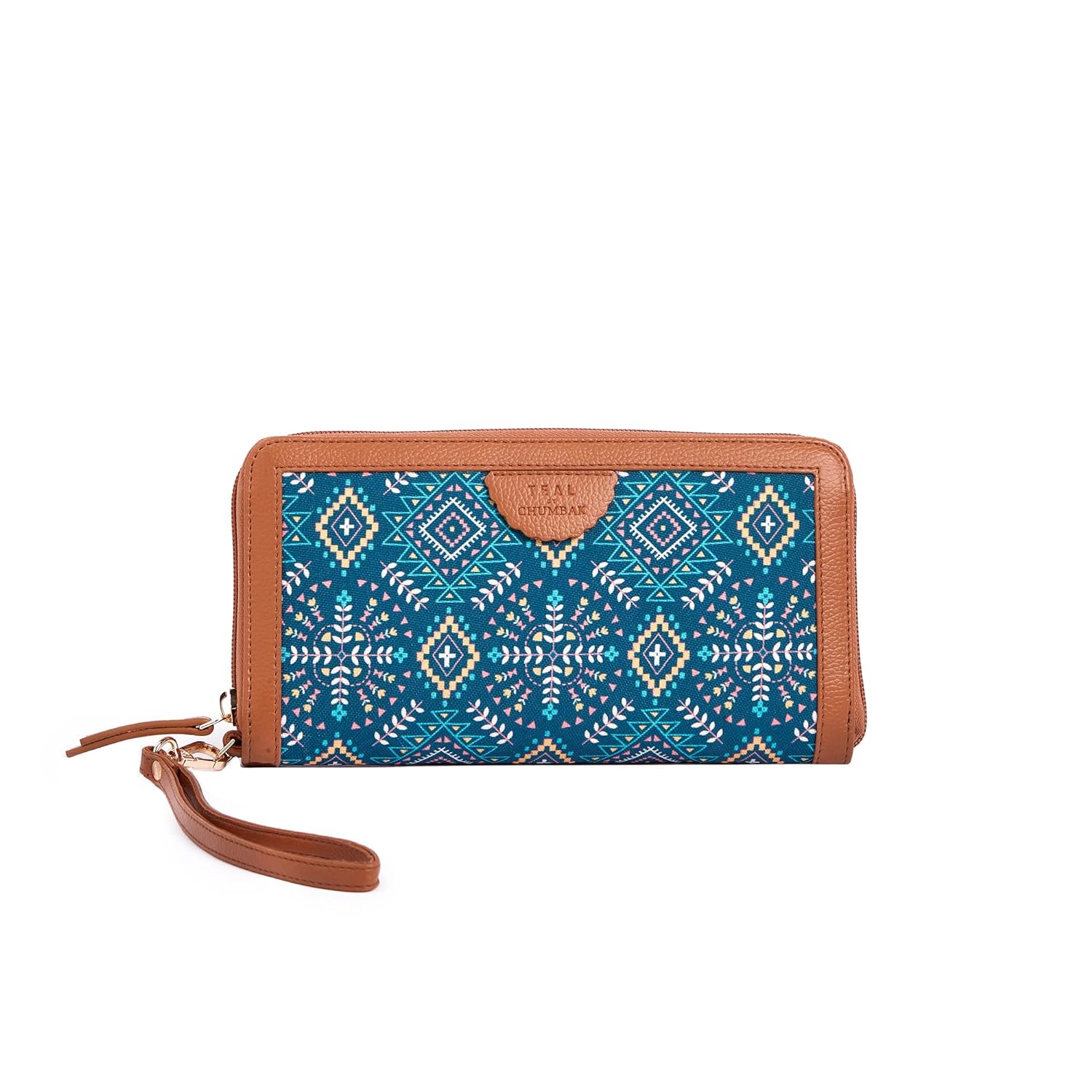 Teal by Chumbak Mexico Aztec Long Wallet
