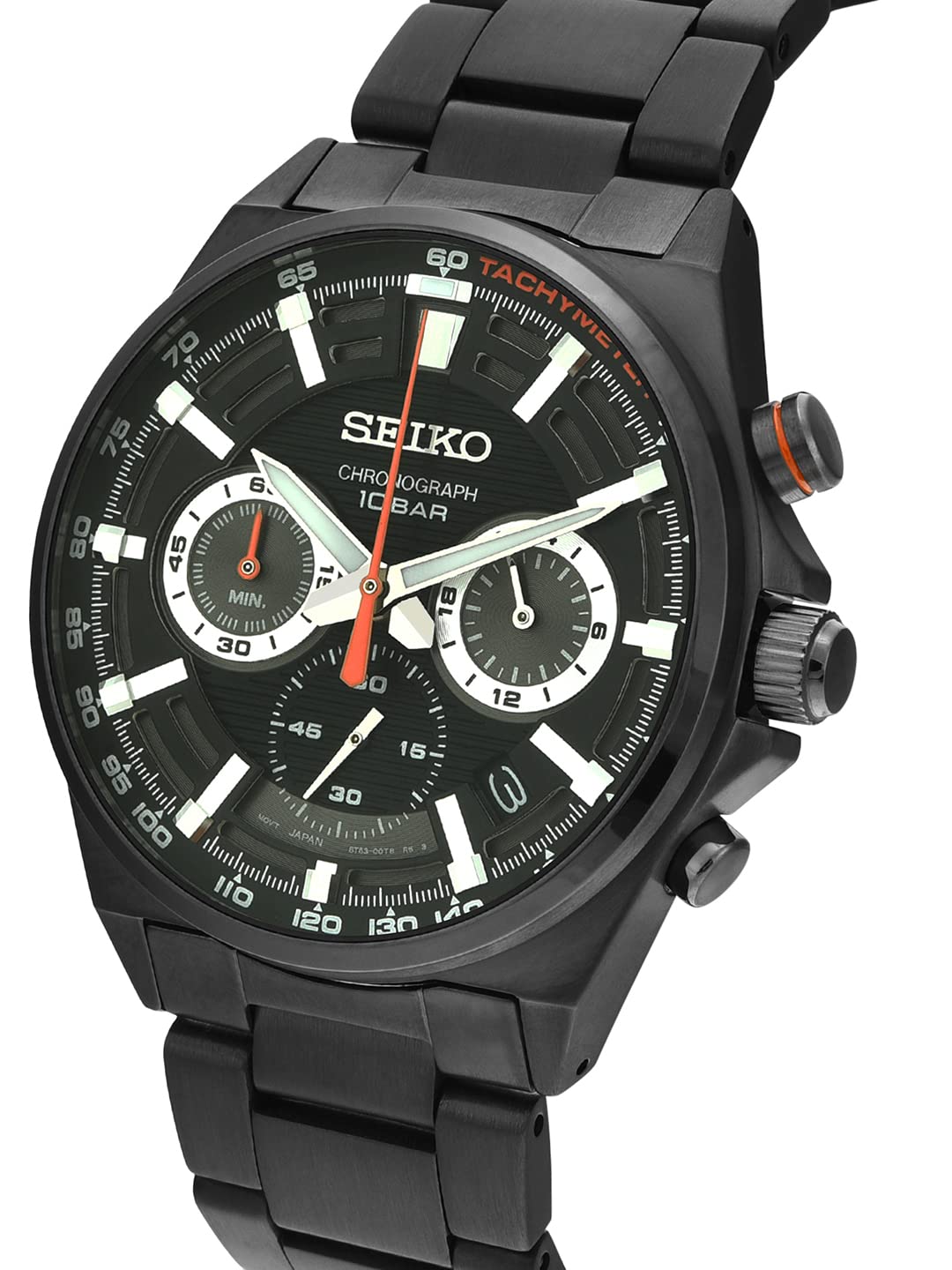 Seiko Discover More Chronograph|Date Analog Dial Color Black Men's Watch - SaumyasStore