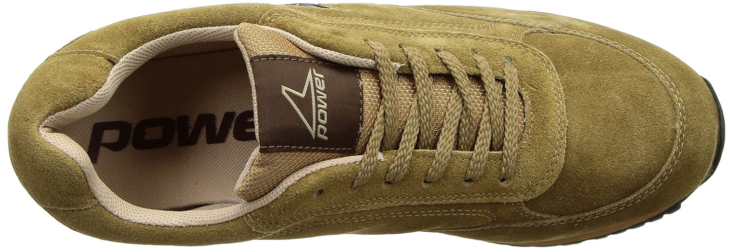 Power mens EXTREME LEATHER Beige Casual shoes - 8 UK (8338894) - SaumyasStore
