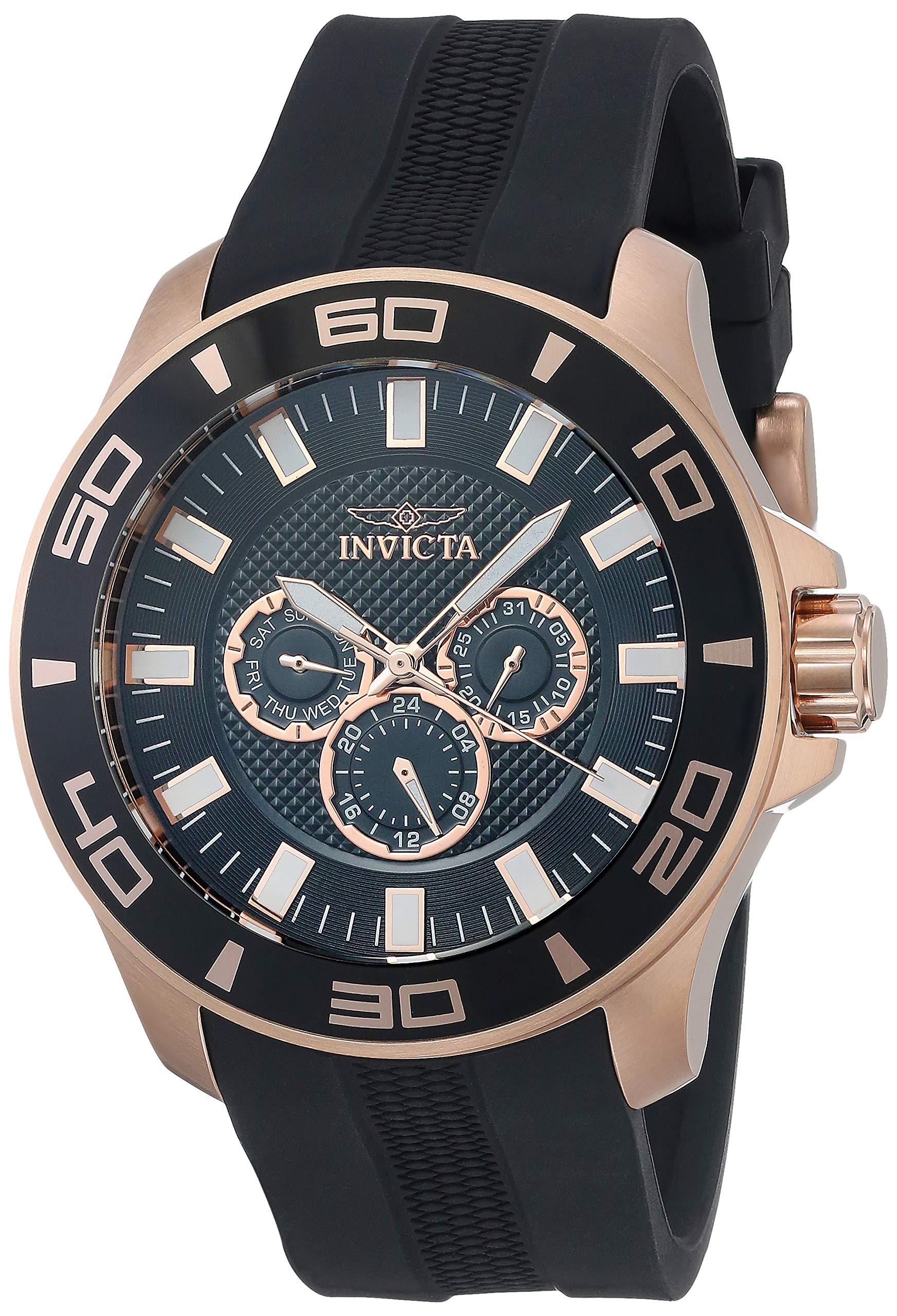 Invicta Analog Black Dial Men s Watch 33944 SaumyasStore