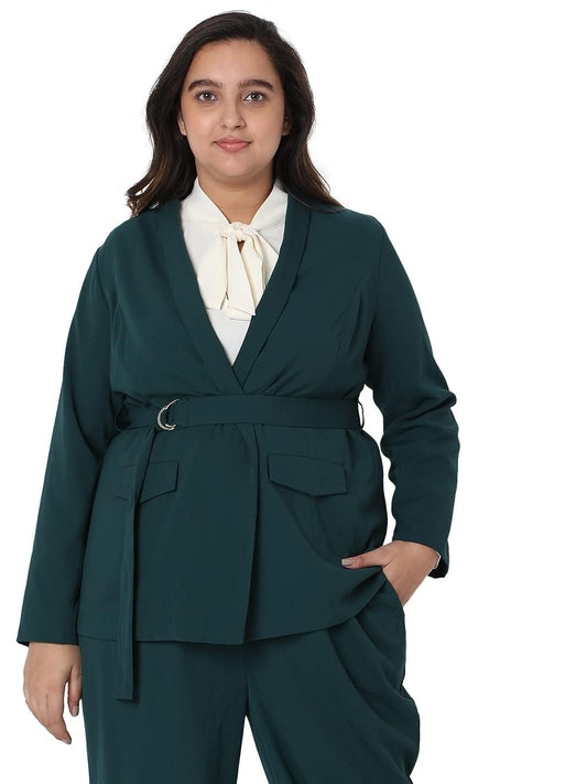 Vero Moda Women's Casual Blazer (155545201-Olive Green_Olive M) SaumyasStore