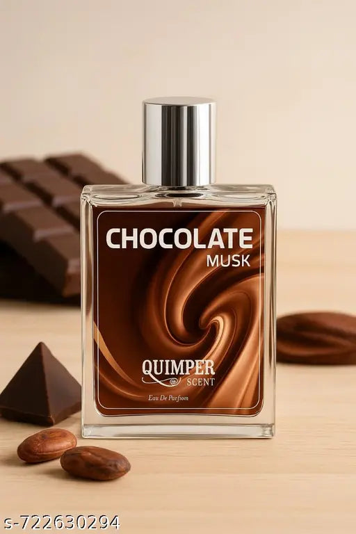 Quimper Chocolate Musk Combo of 2 Unisex Spray Perfume | Choco Vanilla Long-Lasting Sweet & Gourmand Fragrance | Premium for Men & Women