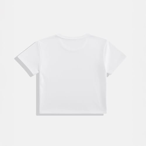 Mothercare Girls Pop Petals Printed Short Sleeves T-Shirt - White