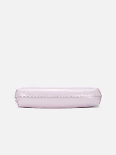 Solid Light-Pink Polyurethane Tote Bag