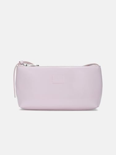 Solid Light-Pink Polyurethane Tote Bag