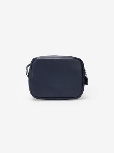 Solid Blue Pu Sling Bag