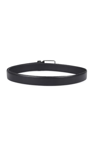 Allen Solly Men Black Textured Formal Belt