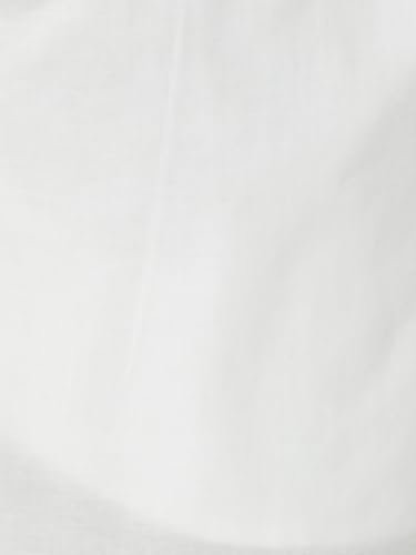 Max Women Embroidered Hem Straight Pants (White_XL)