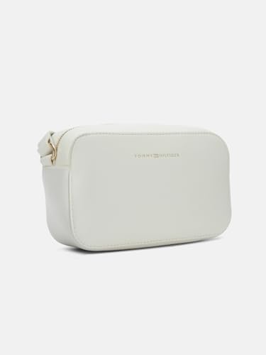 Solid White Polyurethane Sling Bag