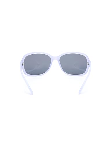 Fastrack Grey Bugeye Plastic 100% UV Protected Sunglasses for Women(P496GY3PV)