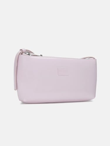 Solid Light-Pink Polyurethane Tote Bag