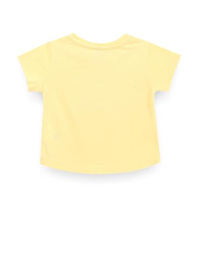 U.S. POLO ASSN. Girls Flip Sequin T-Shirt Light Yellow