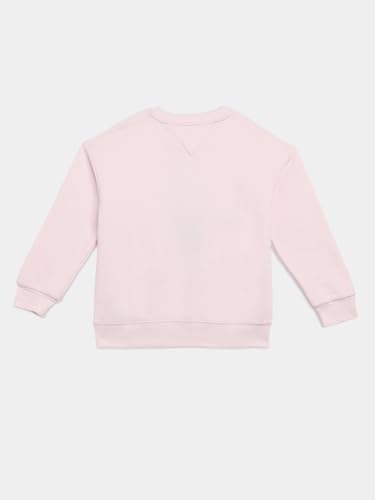 Girls Relaxed Fit Cotton Crew Neck Sweatshirt