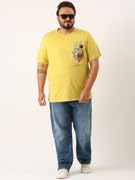 Marca bold Plus Size Mens Graphic T-Shirt Apple Green