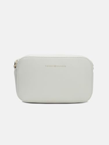 Solid White Polyurethane Sling Bag