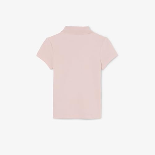 Scalloped Collar Pique Polo Shirt