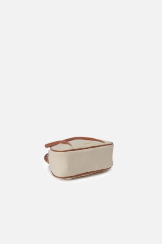 Women Beige Textured Casual Sling Bag