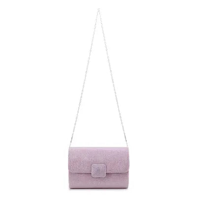 Fold over Clutch With Detachable Chain Sling Strap For Women