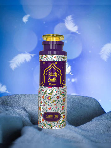Black Oudh Alcohool Free DeoDorant Spray 200ml Awalif 9ml Pure Perfume (Pack of 2)