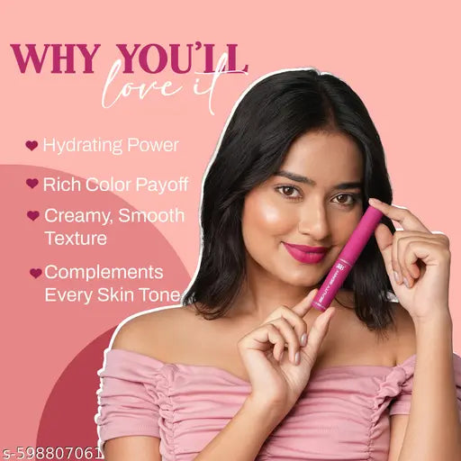 Beauty Berry Pout Perfection Long Lasting Transfer Proof Matte Lipstick for Women (Coffee Time, 3.8g)