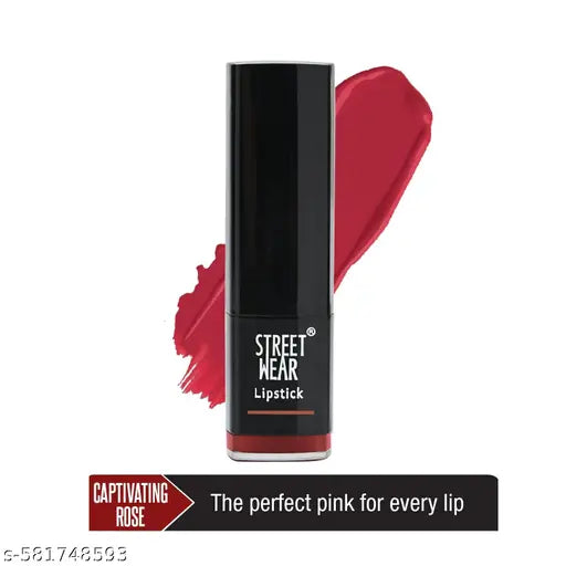Street Wear Satin Smooth Lipstick-Captivating Rose