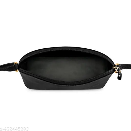 Fastrack Black Casual Sling Bag for Women