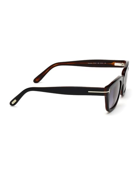 Tom Ford Women's Brownish Black Sunglasses, Grey Gradient 52mm Lens - Model: SNOWDON FT0237 05B