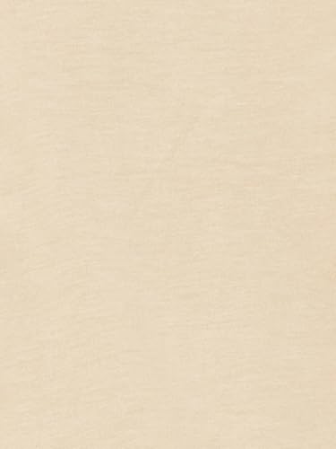 Max Women Solid T-Shirt (Beige_6XL)