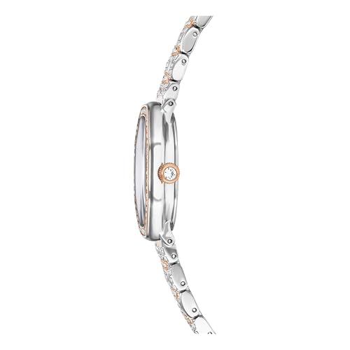 Swarovski Dextera Octagon Collection Watches, Stainless Steel and Pvd Rose Gold/Silver, One Size, Dextera Octagon Watch