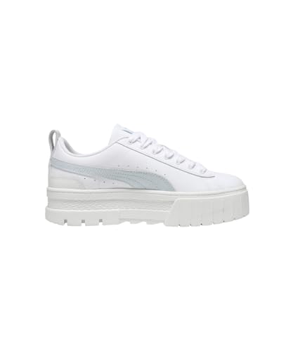 Puma | Womens | Mayze Platform Sneakers | White-Sea Glass | 5UK