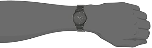 Sonata Reloaded Quartz Analog with Day and Date Black Dial Black Stainless Steel Strap Watch for Men - NT77031NM03