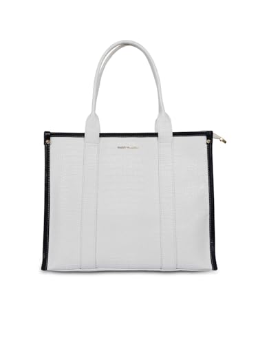 Bagsy Malone Women's Large Sized Hand Bag With Adjustable & Detachable Sling Strap And Top Handles