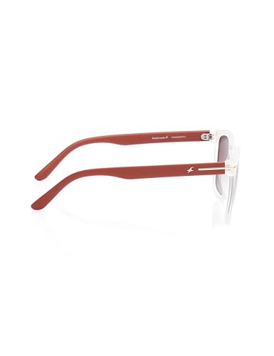 Fastrack Brown Square Plastic 100% UV Protected Sunglasses for Men and Women(P498BR2PV)