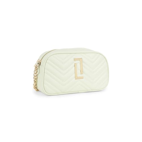 Lavie Aztec Box Synthetic Zipper Closure Women's Sling Bag (OFF WHITE, MEDIUM)