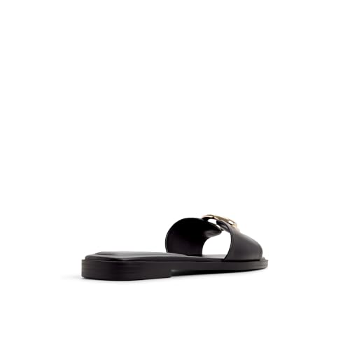 Aldo BIGGINA Black Ladies Flat Sandals