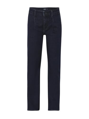 ONLY Women's Solid Flared Mid-Rise Blue Jeans