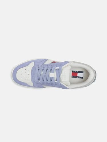 Colorblock Blue Suede Sneakers