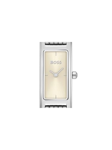 Boss Lucy Qtz Basic Mini Champagne Rectangle Dial Women's Watch- 1502858