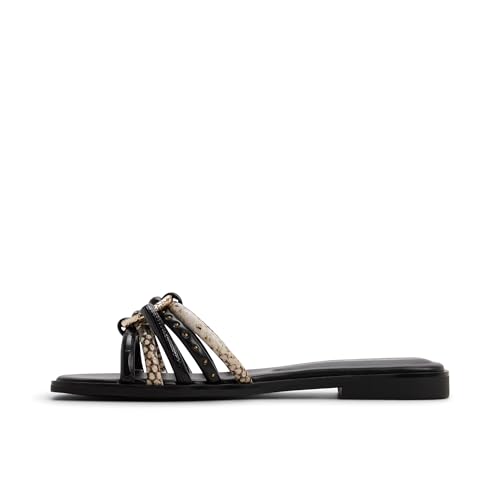 Aldo EBANDERIELA Black Ladies Flat Sandals