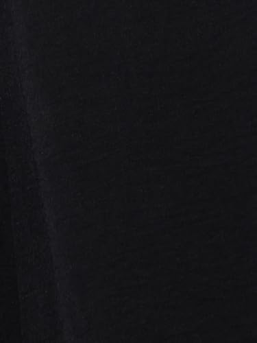 Max Women's Polyester A-Line Below The Knee Dress (DTI3905_Black